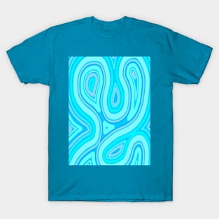 Blue purple twists T-Shirt